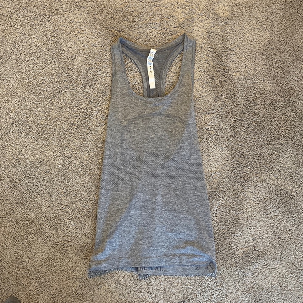 Grey Lululemon Swiftly Tech tank